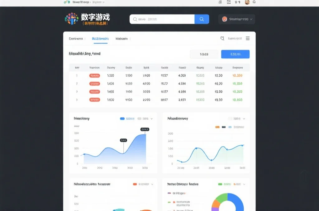 网站历史数据分析界面